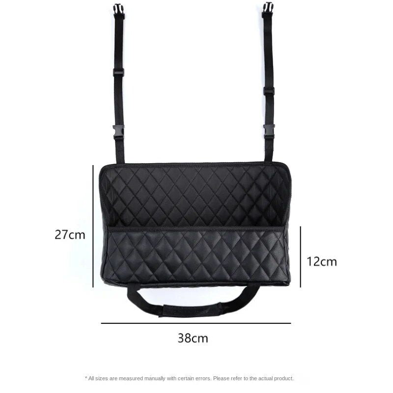 Car seat gap storage net pocket, view 7 - MRSLM