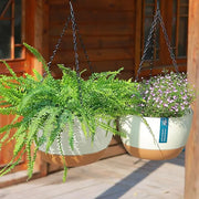 hanging flower pot set, view 2 - MRSLM