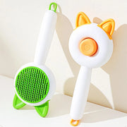 self-cleaning dog brush, view 4 - MRSLM