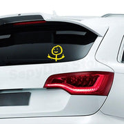 reflective cartoon car sticker, view 8 - MRSLM