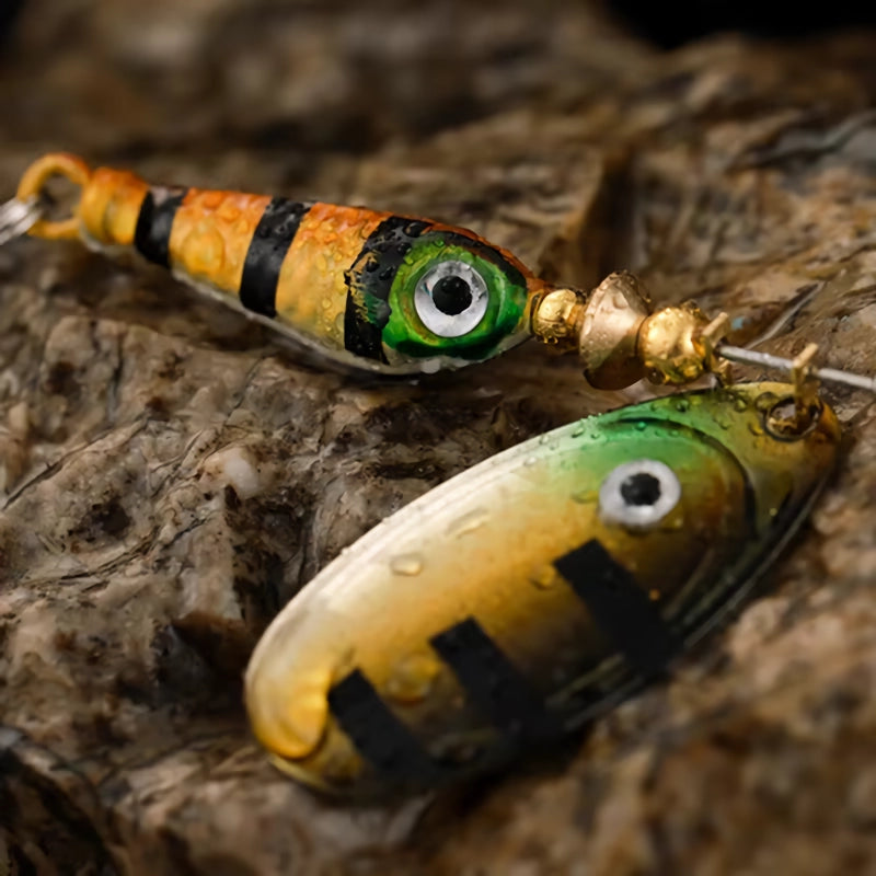 rotating metal spinner fishing lure, view 16 - MRSLM