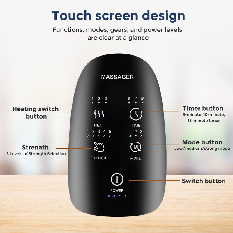 electric hand massager with air compression, view 6 - MRSLM
