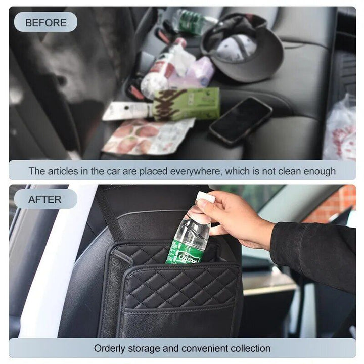 Waterproof Car Seat Back Organizer with Phone Pocket