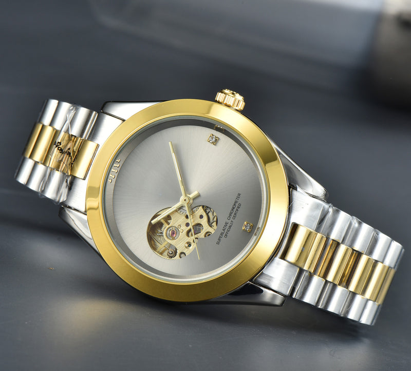 men's hollow mechanical casual watch, view 7 - MRSLM