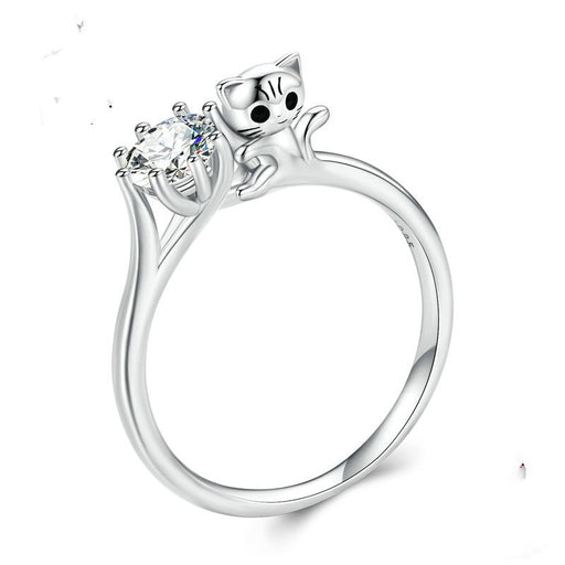 cute animal oil drop ring, view 2 - MRSLM