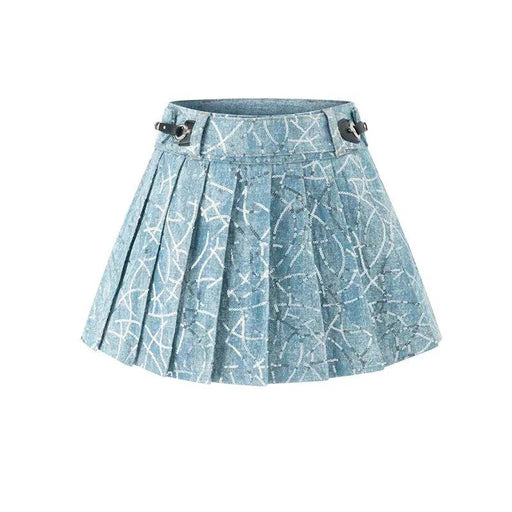 90s retro sequin skirt set, view 3 - MRSLM