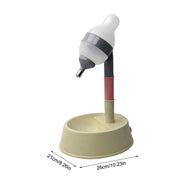 adjustable no-drip pet water dispenser stand, view 10 - MRSLM