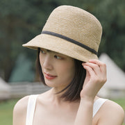 Women's summer straw hat, view 6 - MRSLM