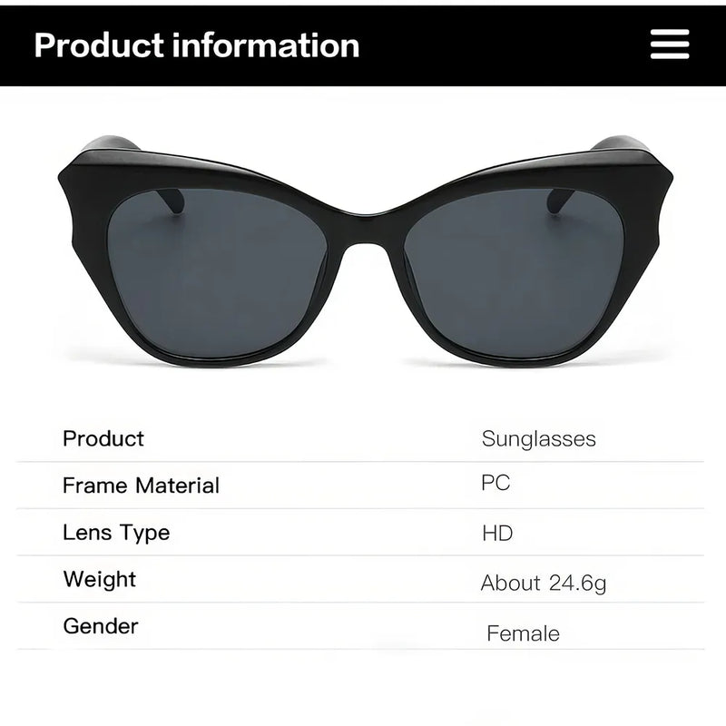 vintage cat eye sunglasses, view 10 - MRSLM