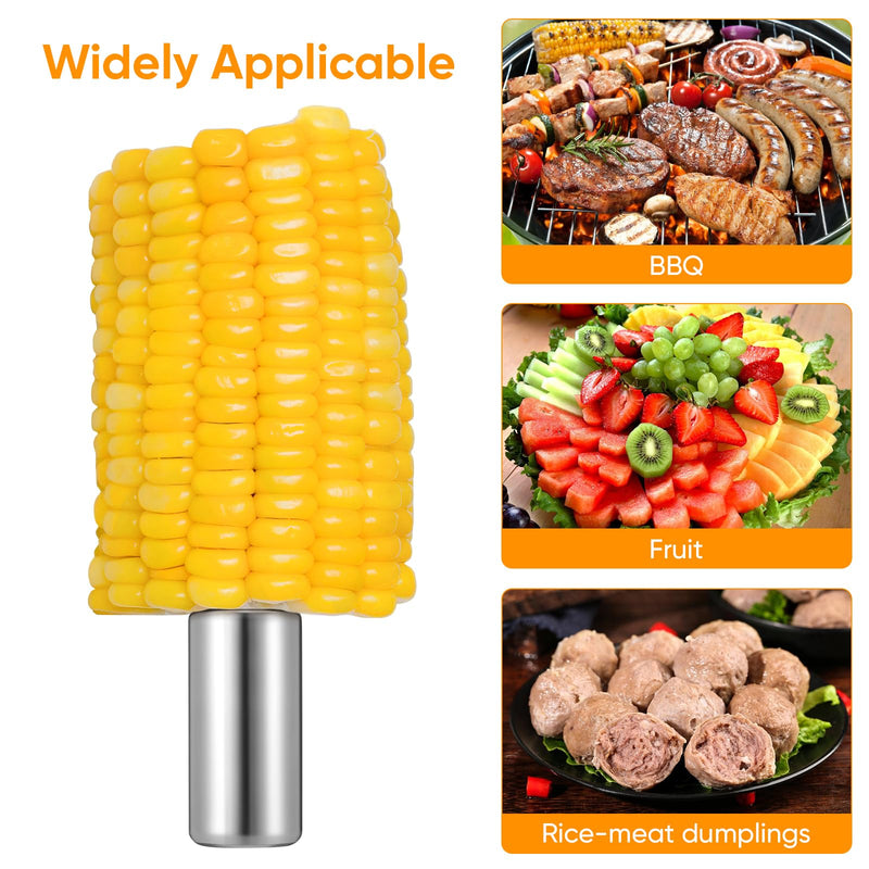 stainless steel corn cob holders, view 8 - MRSLM