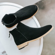 men's leather ankle boots, view 3 - MRSLM