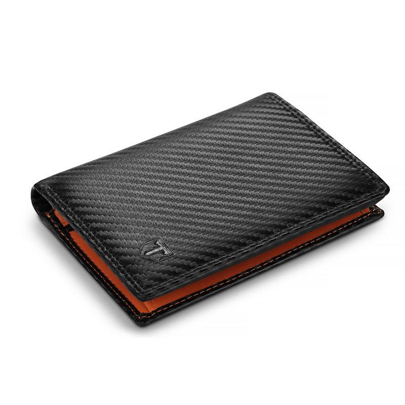 carbon fiber men's slim wallet with RFID - MRSLM
