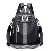 Large capacity PU leather shoulder bag with diamonds, view 2 - MRSLM