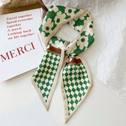silk scarf hair band, view 8 - MRSLM