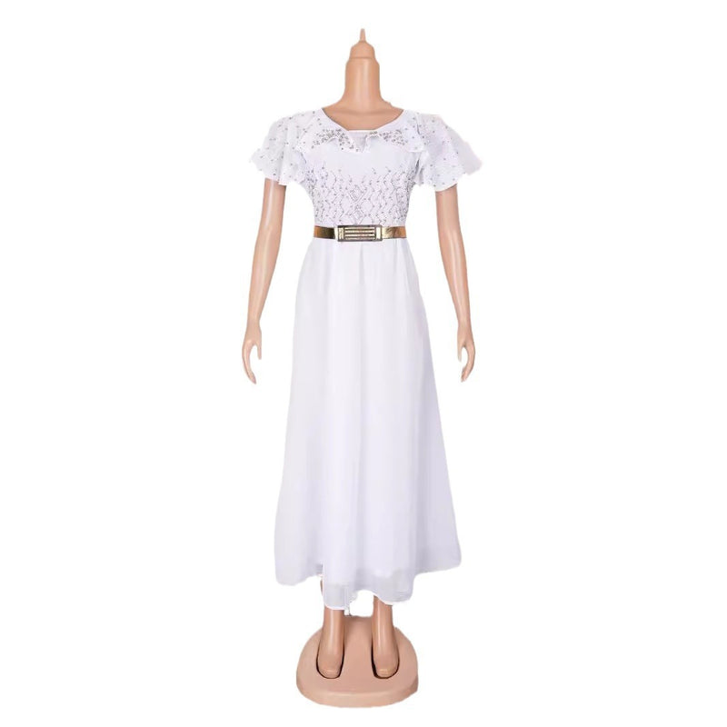 high waist long dress, view 5 - MRSLM