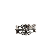 vintage sterling silver geometric ring, view 5 - MRSLM
