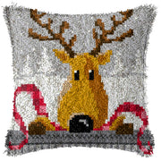 diy christmas embroidered cushion kit, view 8 - MRSLM