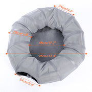 interactive collapsible cat tunnel bed, view 7 - MRSLM