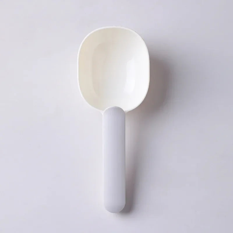 multifunction pet food scoop with sealing bag clip, view 3 - MRSLM