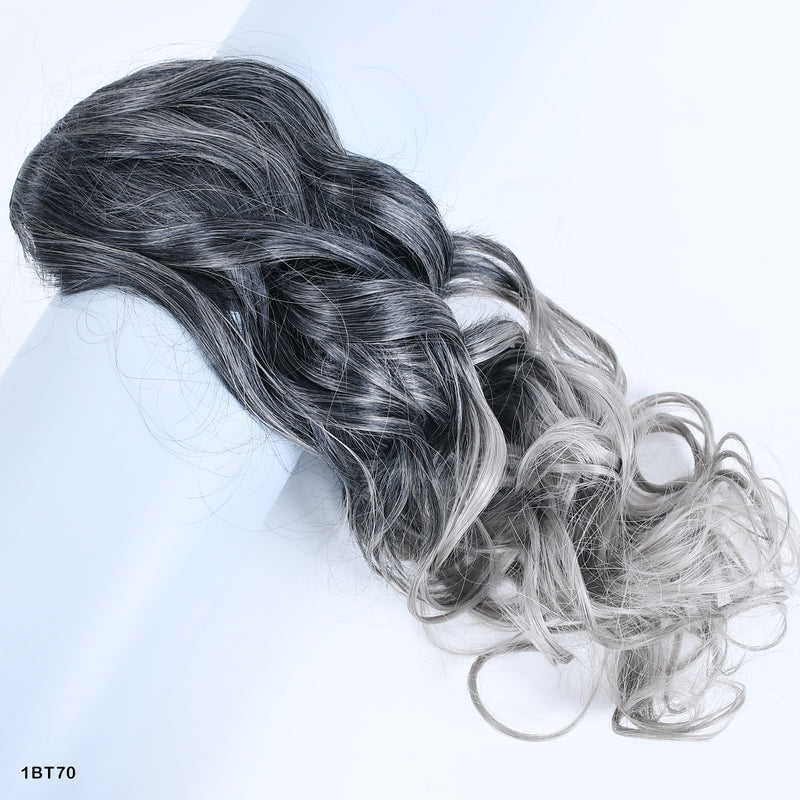 synthetic hair clip-in extension, view 5 - MRSLM