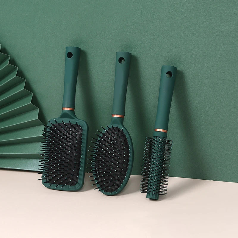 air bag anti-static detangling hair brush, view 5 - MRSLM