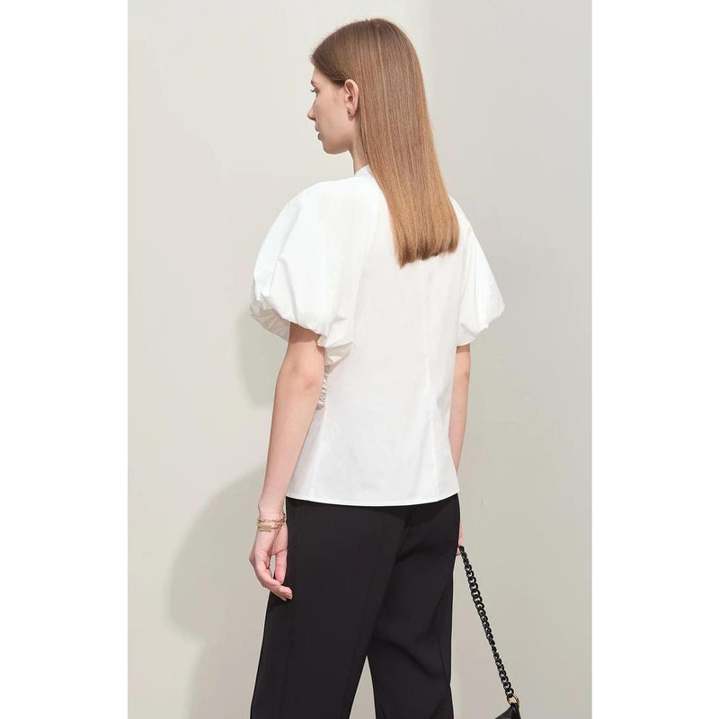 lantern sleeve blouse, view 10 - MRSLM