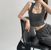 ribbed crop top, view 9 - MRSLM