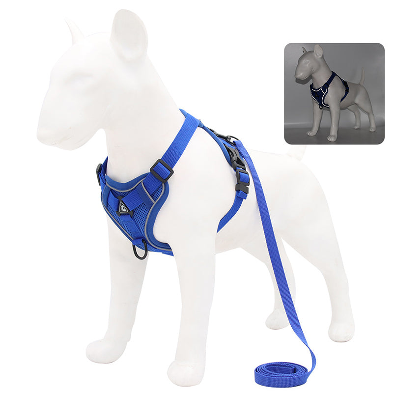 no-pull dog harness and leash set, view 3 - MRSLM