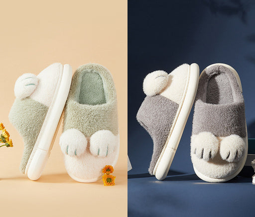 cat's claw cotton slippers - MRSLM