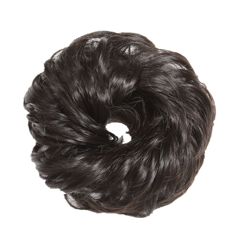 fluffy bun hair band wig, view 5 - MRSLM
