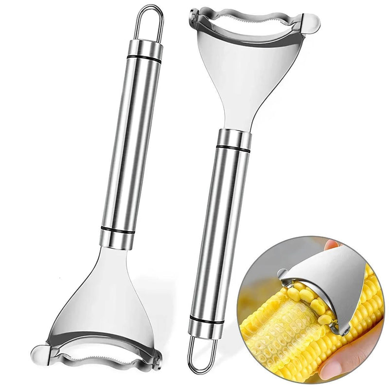 stainless steel corn stripper set, view 2 - MRSLM