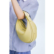 crescent leather crossbody bag, view 11 - MRSLM