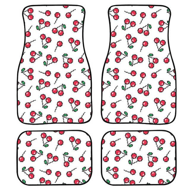cherry blossom car mats with pink backdrop - MRSLM