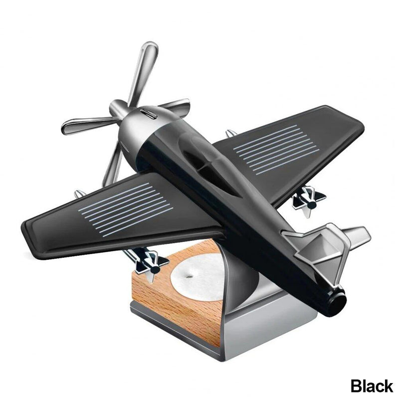 Solar-powered aircraft car air freshener, view 2 - MRSLM