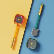 cat-themed wall mounted toilet brush set, view 10 - MRSLM