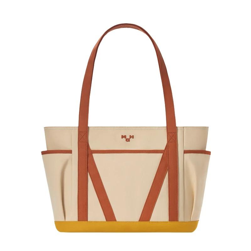 large-capacity canvas tote bag, view 2 - MRSLM
