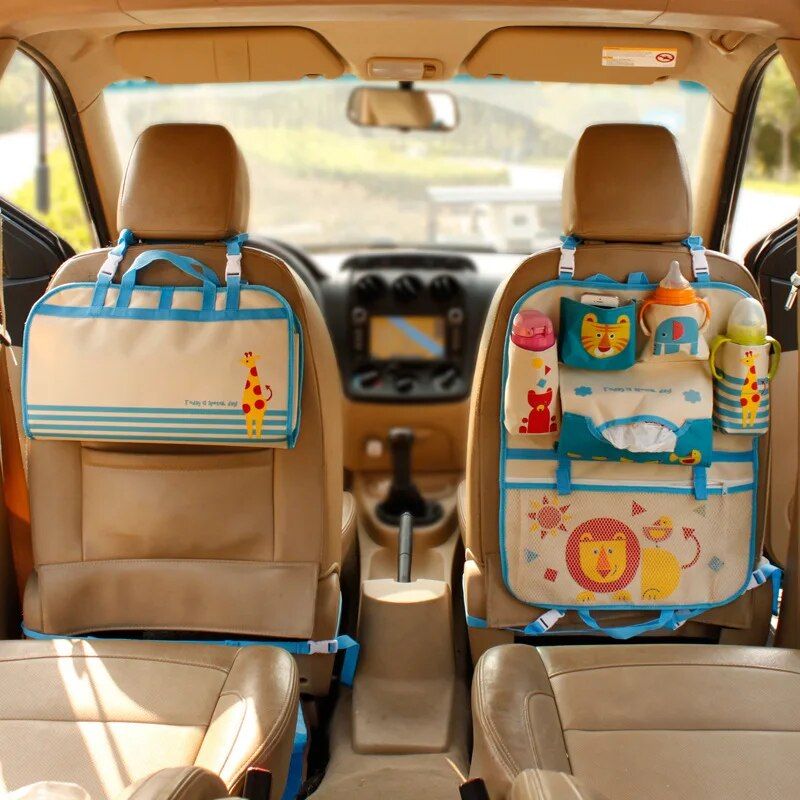 kids cartoon car back seat organizer, view 10 - MRSLM