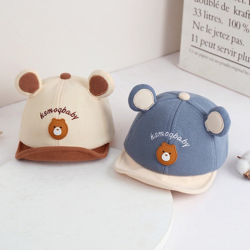 bear ear baby baseball cap, view 6 - MRSLM