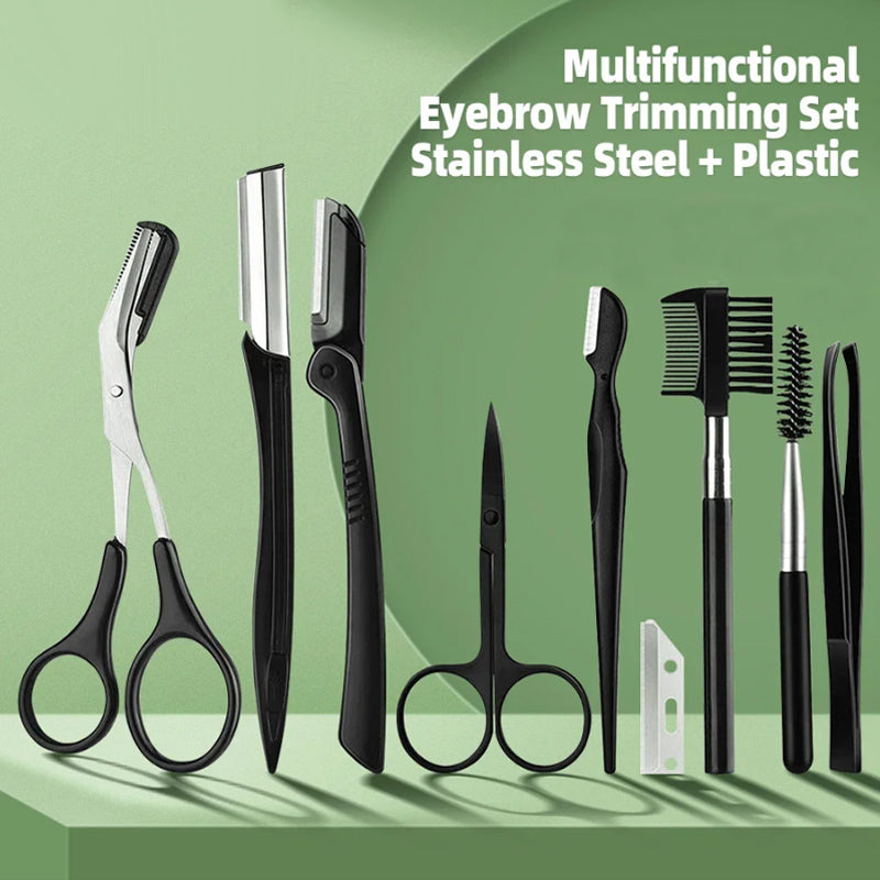 professional eyebrow trimmer set, view 3 - MRSLM
