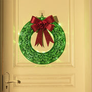 christmas led garland with bowknot, view 7 - MRSLM