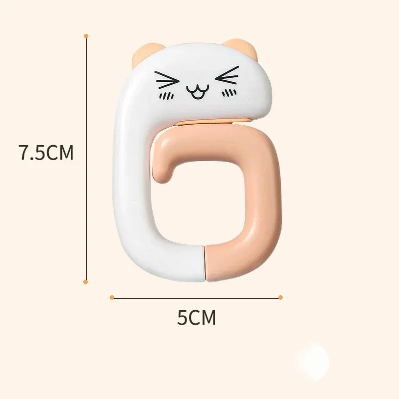 portable cartoon bag hanger hook, view 3 - MRSLM