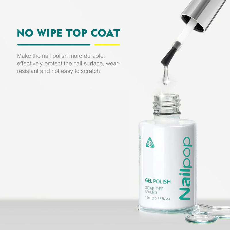 no wipe top coat base coat primer uv gel, view 3 - MRSLM