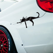 reflective funny cat car stickers, view 6 - MRSLM