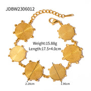gold palace-style bracelet, view 2 - MRSLM