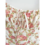 floral print camisole midi dress, view 8 - MRSLM