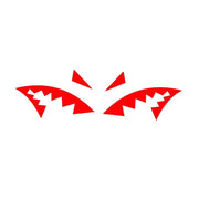 shark mouth car decal, view 2 - MRSLM