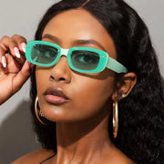candy color rectangle sunglasses, view 9 - MRSLM