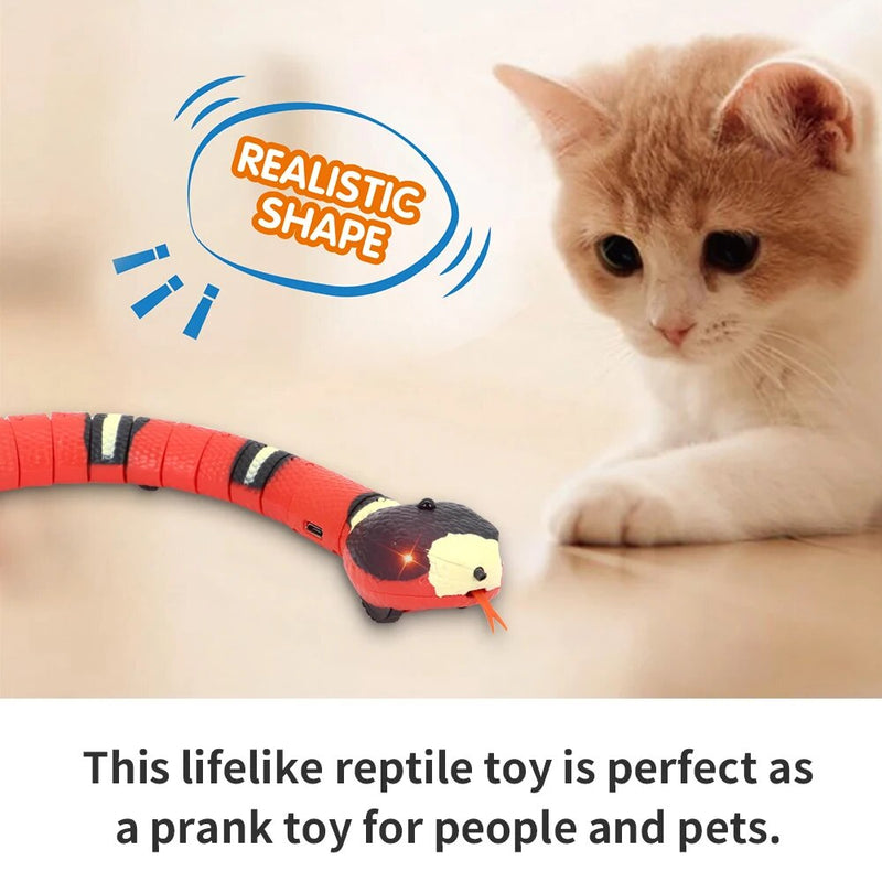 usb rechargeable smart snake toy, view 4 - MRSLM