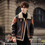 men's fleece-lined casual coat - MRSLM