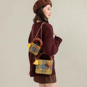 chic square shoulder bag, view 3 - MRSLM